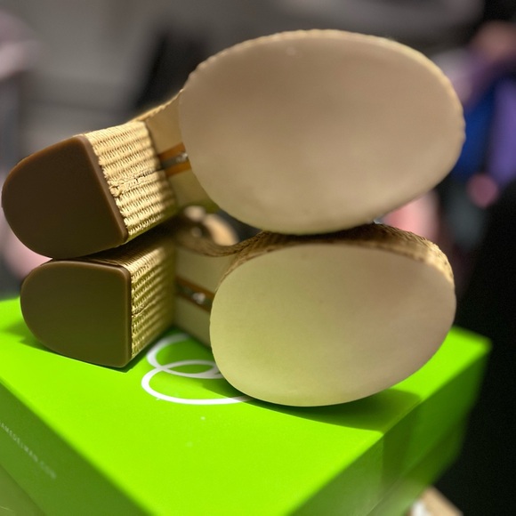 SAM EDELMAN IMMIE SAND SUDE PLATFORM SANDALS - Picture 5 of 7